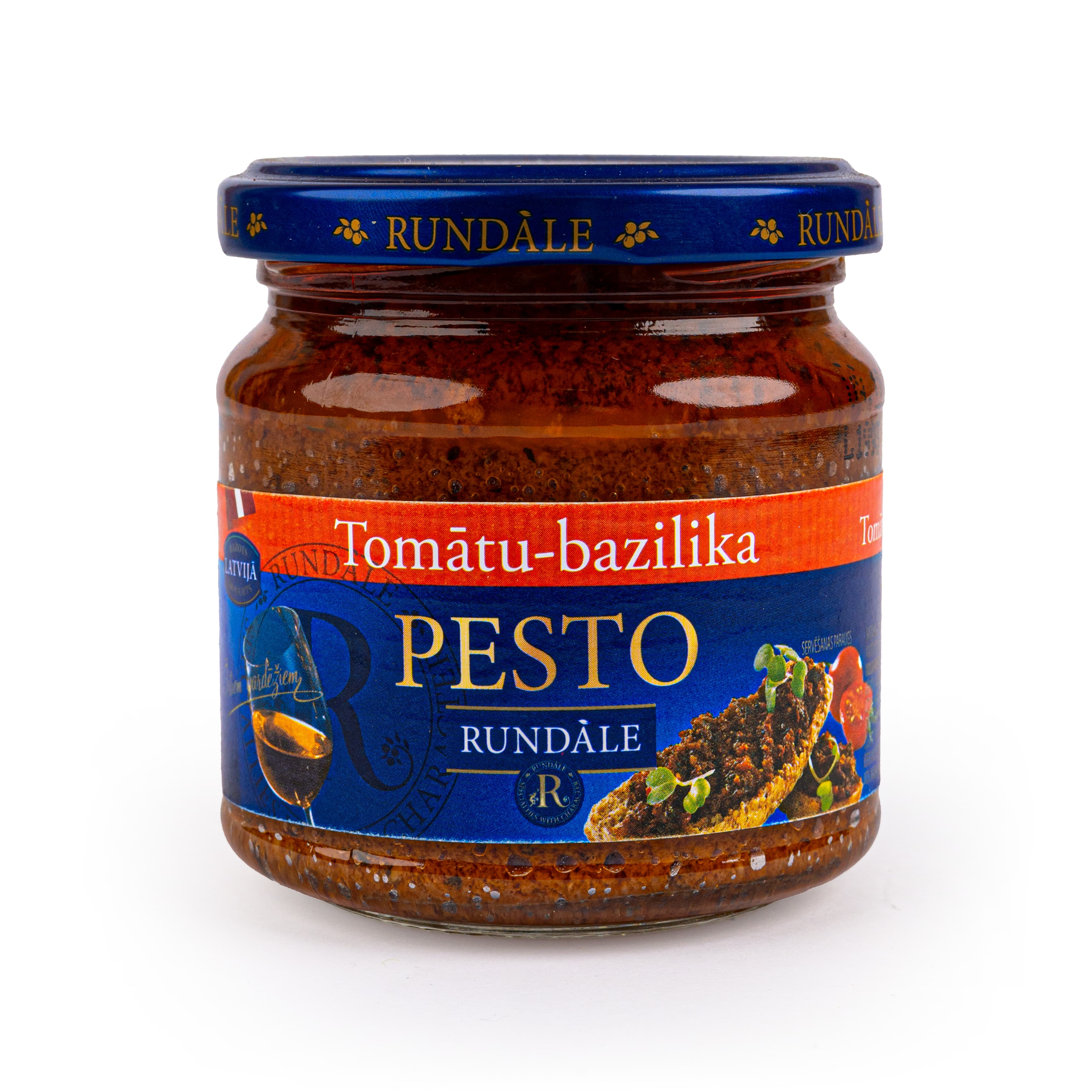 Rundāle tomātu-bazilika pesto